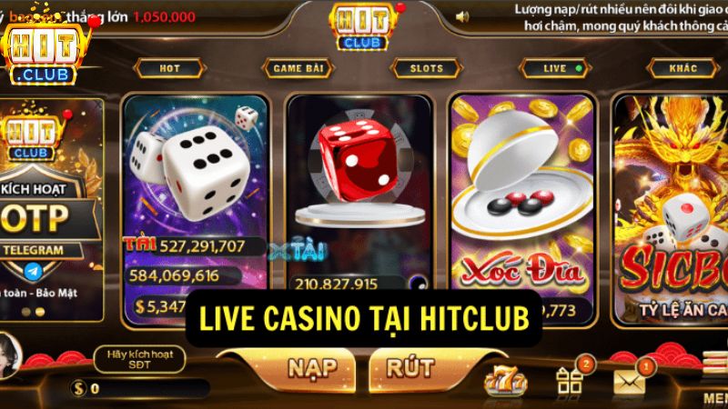 Sơ lược về casino trực tuyến ở Hitclub