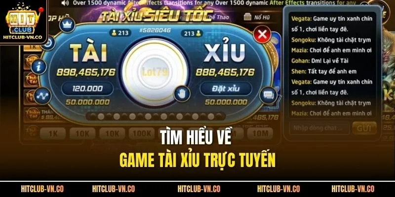 Tìm hiểu về game tài xỉu trực tuyến 